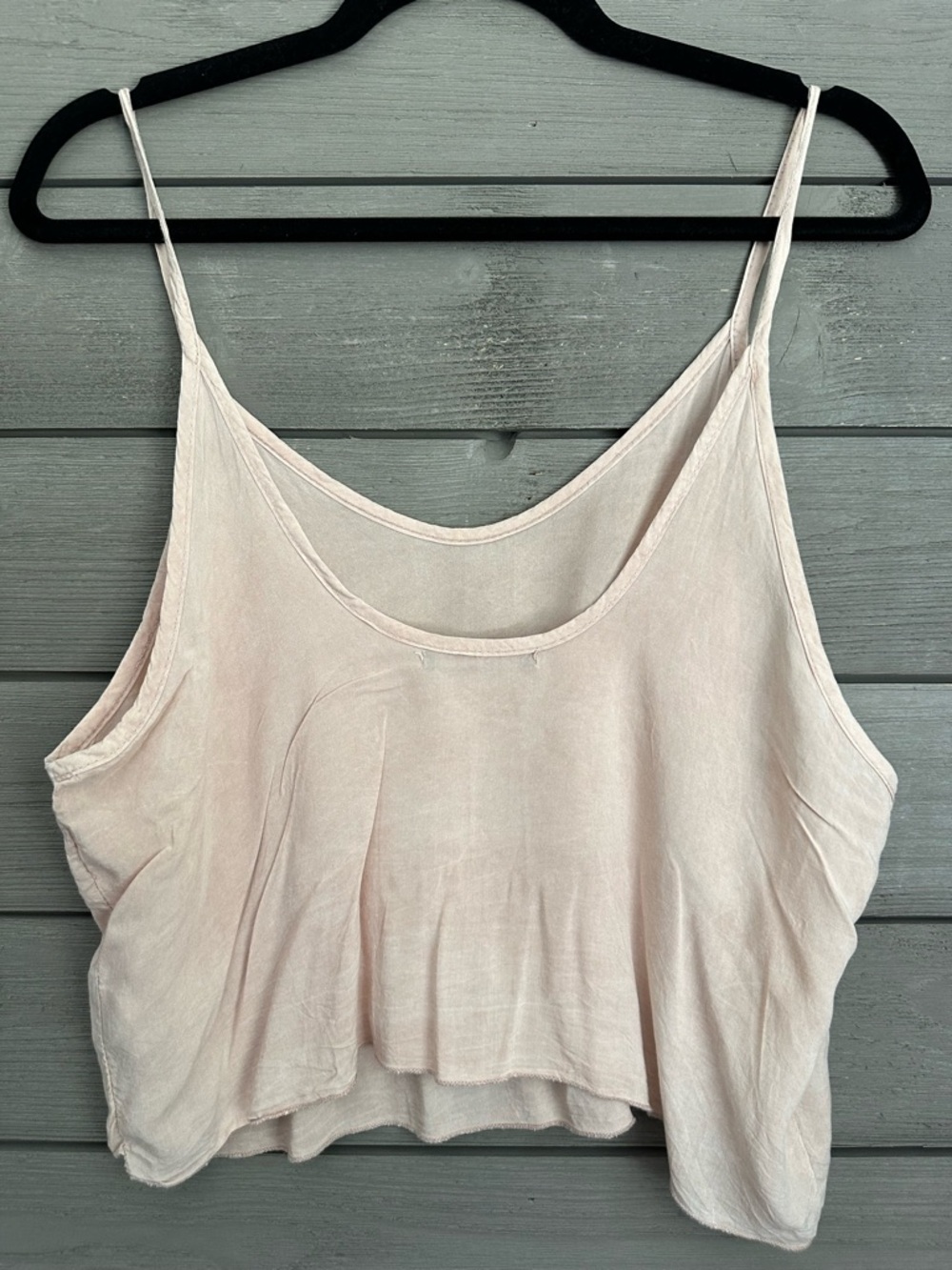 Brandy Melville Cropped Tank Top Light Pink OS One Size - Picture 2 of 6